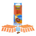 Hot wheels track builder dlouhá dráha s angličákem, mattel bht77