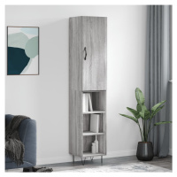 vidaXL Skříň highboard šedá sonoma 34,5 x 34 x 180 cm kompozitní dřevo