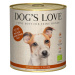 Dog's Love Bio hovězí maso s rýží, jablkem a cuketou 6 × 800 g
