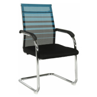 Konferenční židle ESIN — síť / látka, více barev Modrá/černá