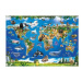 Dino MAPA ZVÍŘAT 100 XL Puzzle