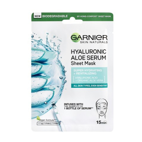 Garnier Skin Naturals textilní maska Hyaluronic Aloe, 1 ks