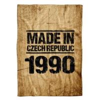 IMPAR Fleecová deka Made In - 1990