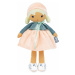 Panenka pro miminka Chloe K Doll Tendresse Kaloo 32 cm v riflovém kabátku z jemného textilu v dá