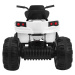 mamido  Dětská elektrická čtyřkolka ATV s ovladačem, EVA kola bílá