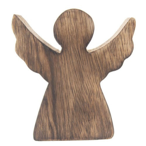 Dřevěný anděl MANGO 15 cm