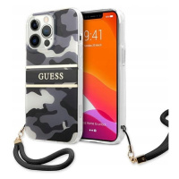 Guess GUHCP13LKCABBK iPhone 13 Pro 13 6,1 černý/černý pevný obal Camo Str