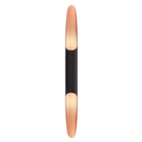 Deko-Light Nástěnné svítidlo Apodis LED, 80 cm, růžově zlatá/černá