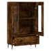 vidaXL Skříň highboard kouřový dub 69,5 x 31 x 115 cm kompozitní dřevo