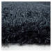 Ayyildiz koberce Kusový koberec Brilliant Shaggy 4200 Black kruh Rozměry koberců: 160x160 (průmě
