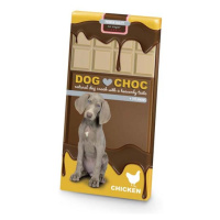 Duvo+ DOG CHOC Chicken 100g čokoláda pro psy bez cukru kuřecí