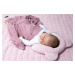 Sleepee Fixační sametový polštář ROYAL BABY pro miminko šedý