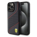 Kryt Ferrari FEHCP15XPWAK iPhone 15 Pro Max 6.7" black hardcase Perforated Waves Metal Logo (FEH