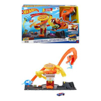 Mattel Hot Wheels City Hladová kobra útočí na pizzerku