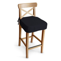 Dekoria Sedák na židli IKEA Ingolf - barová, černá, barová židle Ingolf, Loneta, 133-06