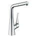 Dřezová baterie Hansgrohe Metris s vytahovací sprškou chrom 73812000