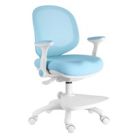 Dětská rostoucí židle CHIP — látka, modrá