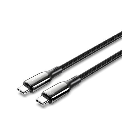 Vention Cotton Braided USB-C 2.0 5A Cable 2m Black Zinc Alloy Type