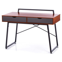 Pracovní stůl s deskou v dekoru ořechového dřeva 57.5x120 cm Tolm – Homede