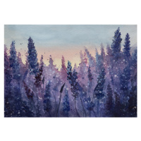 Fotografie Purple field, Monica Lindblom, (40 x 26.7 cm)