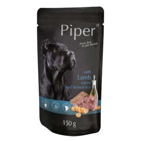 PIPER ADULT 150g kapsička pro dospělé psy jehně, mrkev a hnědá rýže