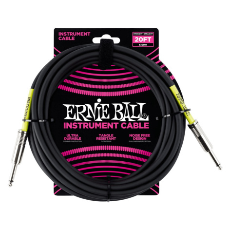 Ernie Ball 20' Classic Cable Black