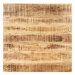 Stolní deska masivní mangovníkové dřevo 25–27 mm 70 × 70 cm
