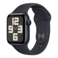 Apple Watch SE (2023) GPS 40mm sportovní silikonový řemínek temně inkoustový M/L