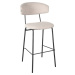 Krémové barové židle v sadě 2 ks 105 cm Zack – LABEL51