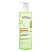 A-DERMA Exomega Control Zvláčňující mycí gel pro suchou kůži se sklonem k atopii 2v1 500 ml