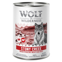 Wolf of Wilderness Senior 6 x 400 g - se spoustou čerstvé drůbeže - Stony Creek - drůbež s hověz