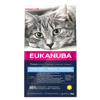 Eukanuba granule, 2 kg - 20 % sleva - Sterilised/Weight Control Adult