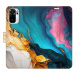 iSaprio Flip pouzdro Colourful Marble pro Xiaomi Redmi Note 10 / Note 10S