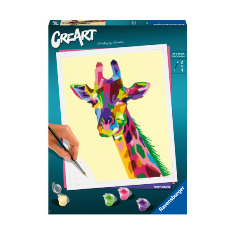 Malování podle čísel CreArt Vtipná žirafa RAVENSBURGER