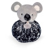 Plyšová koala na maznanie Doudou Boule 3v1 Doudou et Compagnie sivá 25 cm od 0 mes DC3934