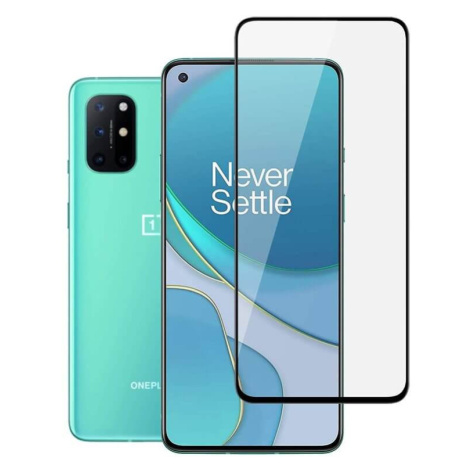 3x 3D tvrzené sklo s rámečkem pro OnePlus 8T - černé - 2+1 zdarma