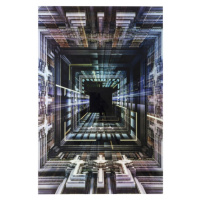 KARE Design Skleněný obraz Science Fiction 120x180cm