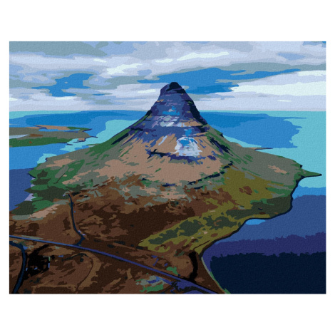 Diamondi - HORA KIRKJUFELL, 40x50 cm, vypnuté plátno na rám