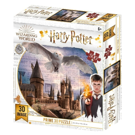 3D puzzle Harry Potter - Bradavice a Hedvička 500 ks Sparkys