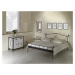 Kovová postel Modena Rozměr: 90x200 cm, barva kovu: 2B zelená stříbrná pat.