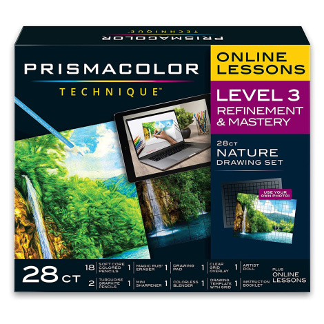 Prismacolor, ‎‎2154392, Prismacolor Technique, level 3, Nature Drawing Set, 28 ks
