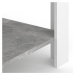 Konferenční stolek TAGUS beton/bílá