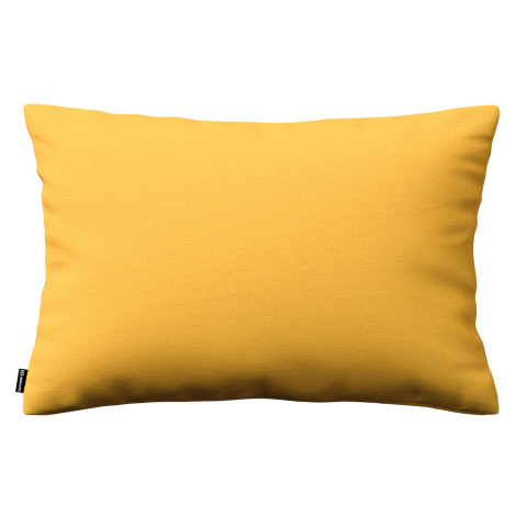 Dekoria Kinga - potah na polštář jednoduchý obdélníkový, slunečně žlutá, 60 x 40 cm, Loneta, 133