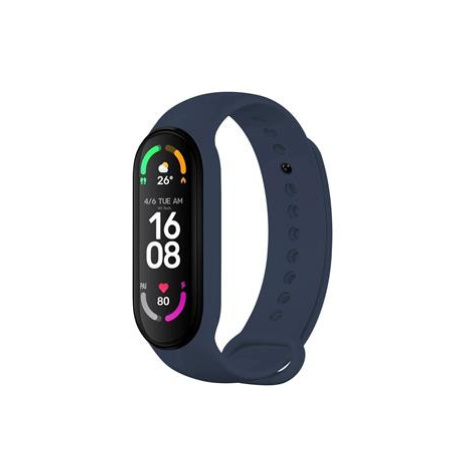 Silikonový řemínek FIXED Silicone Strap pro Xiaomi Band 7/ Mi Band 6/ Mi Band 5, modrá