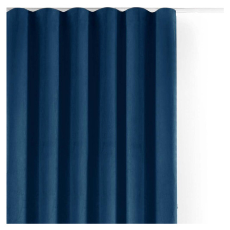 Modrý sametový dimout závěs 400x270 cm Velto – Filumi