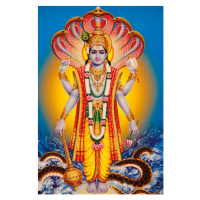 Fotografie Picture of Hindu god Vishnu, Julian Kumar, (26.7 x 40 cm)