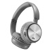 Bezdrátová sluchátka Swissten Trix stříbrná/šedá