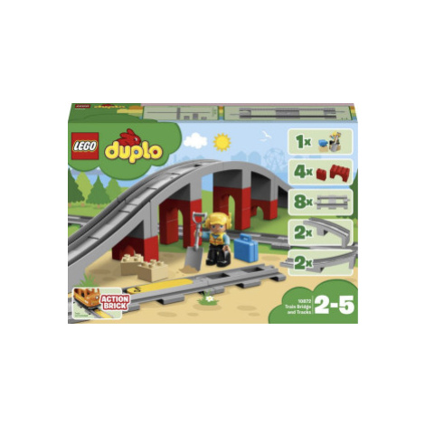 Doplňky k vláčku – most a koleje - Lego Duplo (10872)