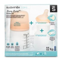 Suavinex Sada Kojenecká láhev ZERO ZERO 180 ml 4 ks/270 ml 2 ks