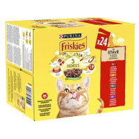 Friskies multipack lahodný výběr ve šťávě 24 × 85 g